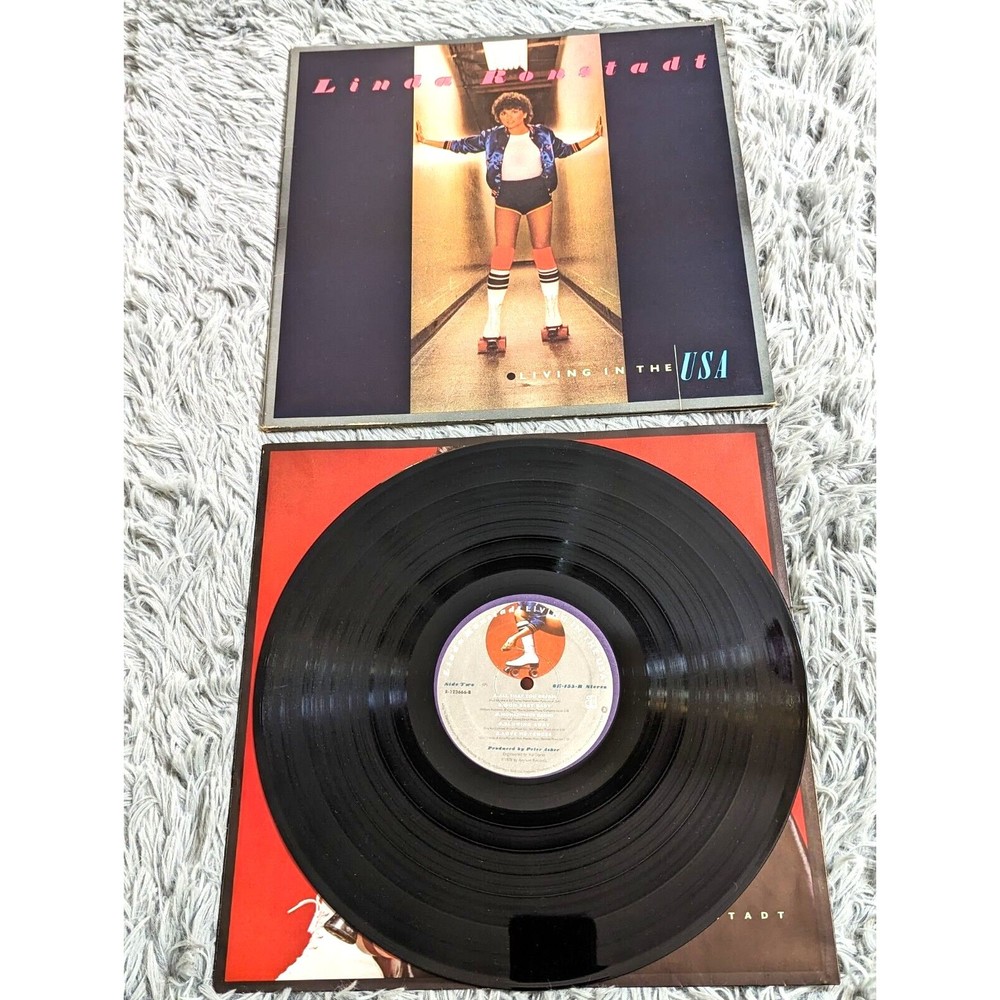 Linda Ronstadt – Living In The USA 1978 Country‎ Rock Vinyl LP Asylum 6E-133
